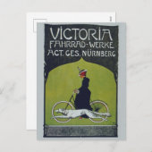 ヴィンテージレディ&ドッグ シーズンポストカード (正面/裏面)