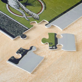 ヴィンテージレディ&ドッグ ジグソーパズル (側面)