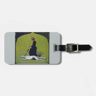 ヴィンテージレディ&ドッグ ラゲッジタグ