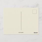 ヴィンテージレディ&ハープSt patricks dayお土産 ポストカード (裏面)