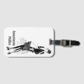 ヴィンテージレディ ラゲッジタグ (正面横)