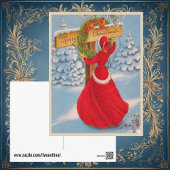 ヴィンテージレディ・飾ズ・サイン ポストカード