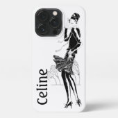 ヴィンテージレディ iPhoneケース (裏面)