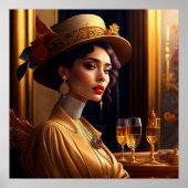 ヴィンテージレディIIIプリント、バリューポスター紙(マット) ポスター (正面)