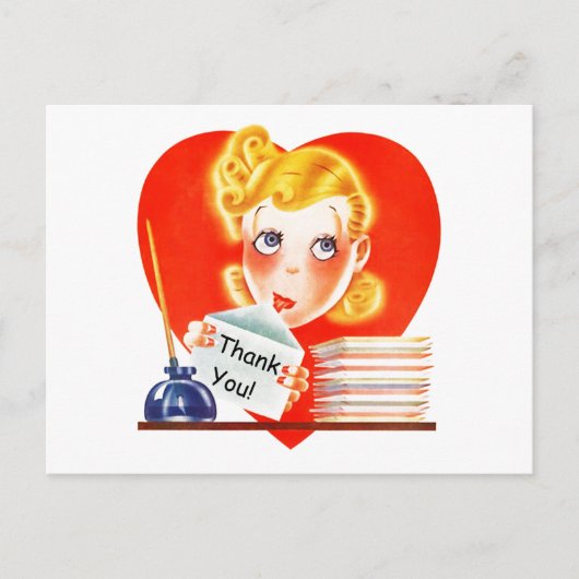 ヴィンテージレトロありがとうございました。 Arthourty PCにメールを送信 シーズンポストカード (正面)