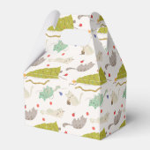 ヴィンテージレトロかわいいクリスマス猫 フェイバーボックス (裏面サイド)