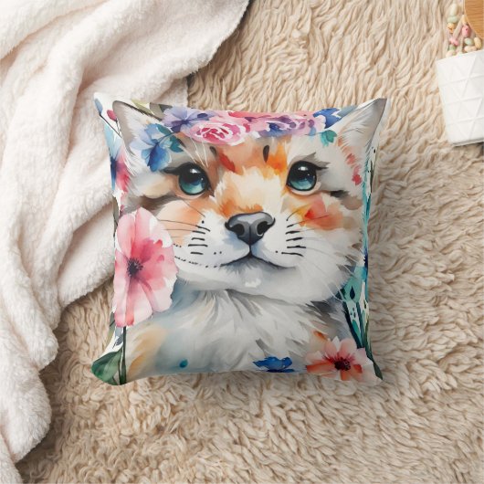 ヴィンテージレトロかわいいデザイン 子供へ クッション (ブランケット)