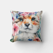 ヴィンテージレトロかわいいデザイン 子供へ クッション (正面)