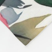 ヴィンテージレトロかわいいデザイン 子供へ フリースブランケット (角)