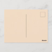 ヴィンテージレトロかわいいデザイン 子供へ ポストカード (裏面)