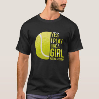 ヴィンテージレトロことわざテニス Tシャツ