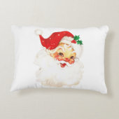 ヴィンテージレトロすてきオールドサンタクロース アクセントクッション (裏面)