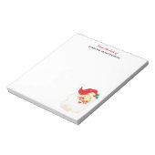 ヴィンテージレトロすてきオールドサンタクロース ノートパッド (回転)