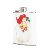 ヴィンテージレトロすてきオールドサンタクロース フラスク (左)