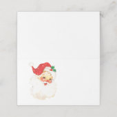 ヴィンテージレトロすてきオールドサンタクロース プレイスカード (外部開封)