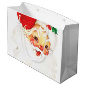 ヴィンテージレトロすてきオールドサンタクロース ラージペーパーバッグ (裏面アングル)