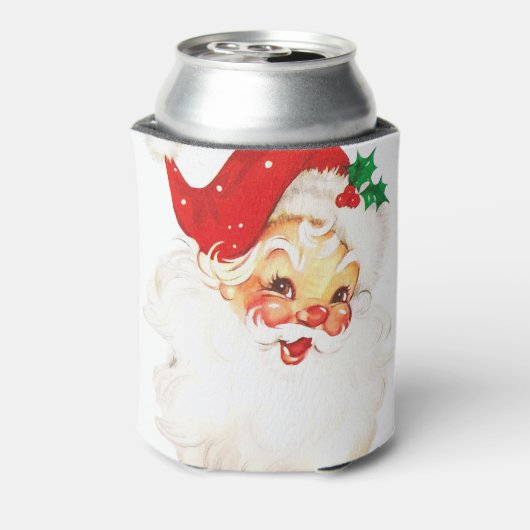 ヴィンテージレトロすてきオールドサンタクロース 缶クーラー (缶裏面)