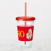 ヴィンテージレトロすてきサンタクロース アクリルタンブラー (右)