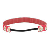 ヴィンテージレトロすてきサンタクロース アスレチックヘッドバンド (裏面)