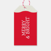 ヴィンテージレトロすてきサンタクロース ギフトタグ (裏面)