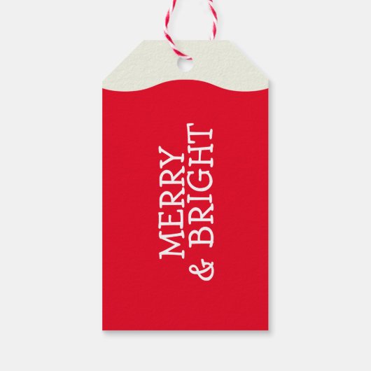 ヴィンテージレトロすてきサンタクロース ギフトタグ (裏面)