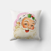 ヴィンテージレトロすてきサンタクロース クッション (裏面)
