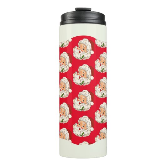 ヴィンテージレトロすてきサンタクロース タンブラー (正面)