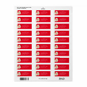 ヴィンテージレトロすてきサンタクロース ラベル (フルシート)