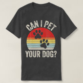 ヴィンテージレトロで犬を飼うこともできる Tシャツ (デザイン正面)