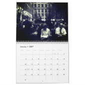 ヴィンテージレトロなアメリカの都市 カレンダー (1月 2027)