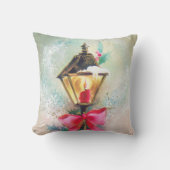 ヴィンテージレトロなクリスマスのライトホームの装飾の枕 クッション (正面)