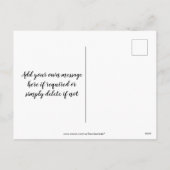 ヴィンテージレトロなクリスマスの休日のハガキ シーズンポストカード (裏面)