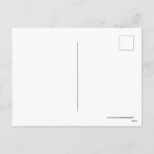 ヴィンテージレトロなクリスマスレディ葉書 シーズンポストカード (裏面)