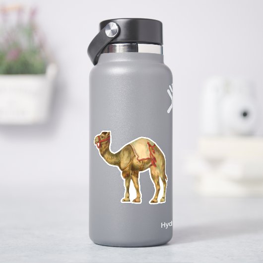 ヴィンテージレトロなスタイルを行うラクダ シール (HydroFlask)