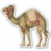 ヴィンテージレトロなスタイルを行うラクダ シール (正面)