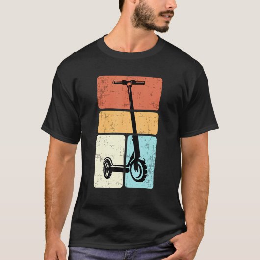 ヴィンテージレトロなスタントスクーター1 Tシャツ (正面)