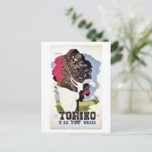 ヴィンテージレトロなトリノの谷のイタリアン旅行 ポストカード (スタンド正面)