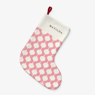 ヴィンテージレトロなボーパーソナライズされたルギフト スモールクリスマスストッキング