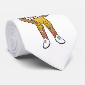 ヴィンテージレトロなレインボーフットボールグラデーション選手 ネクタイ (ロール)