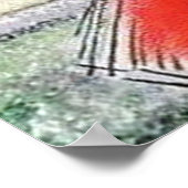 ヴィンテージレトロなレディ&リースデコールポスター ポスター (角)