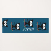 ヴィンテージレトロな曲芸猫集団 ヨガマット (裏面(横))