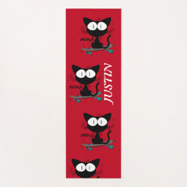 ヴィンテージレトロな曲芸猫集団 ヨガマット