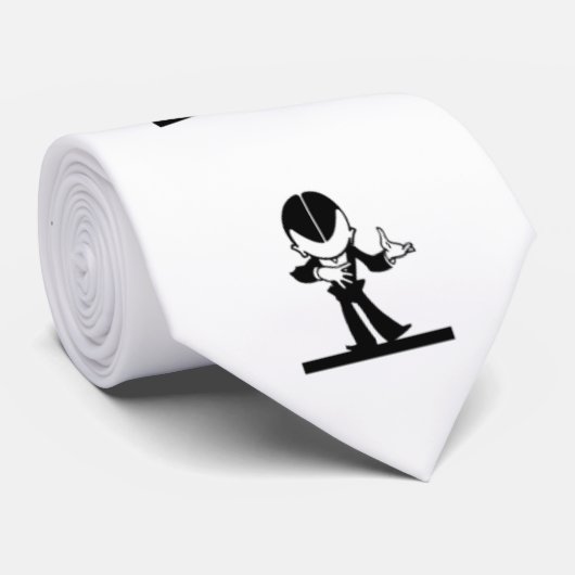 ヴィンテージレトロな漫画の白黒漫画 ネクタイ (ロール)