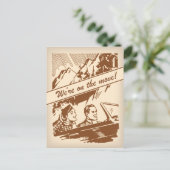 ヴィンテージレトロの住所はがきの変更 案内ポストカード (スタンド正面)