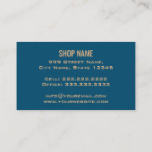 ヴィンテージレトロの手作りスイート手作りチョコレート 名刺 (裏面)