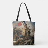 ヴィンテージレトロの自由が国民をリード トートバッグ (裏面)