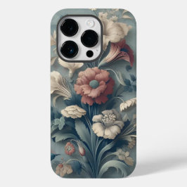 ヴィンテージレトロの花とパタクラシカルーン Case-Mate iPhone 14 PROケース