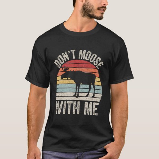 ヴィンテージレトロは私と一緒に移動しない Tシャツ (正面)
