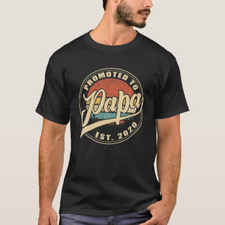 ヴィンテージレトロはPapa Est 2020パパギフトに昇格 Tシャツ