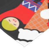 ヴィンテージレトロアイスクリームアート テーブルクロス (アングル)